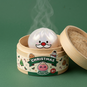 Dumpling Squishy Joulukalenteri — squishy anti-stress slow-rise