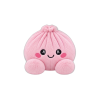 Dumpling Squishy Pioni Pinkki Pehmolelu puristettuna kädessä