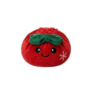 Squishy Dumpling Joulurusetti Punainen puristettuna kädessä