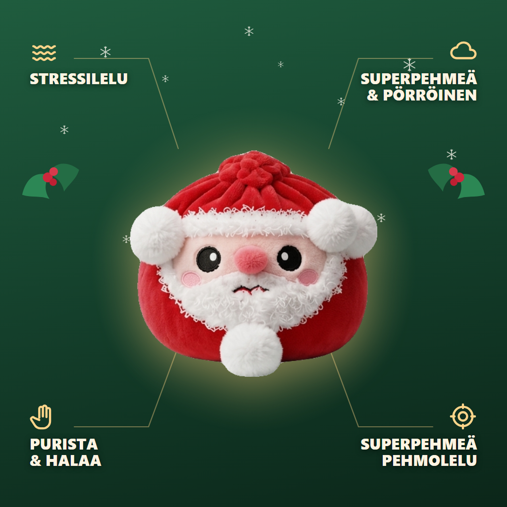 Squishy Dumpling Joulupukki infografiikka: tärkeimmät edut