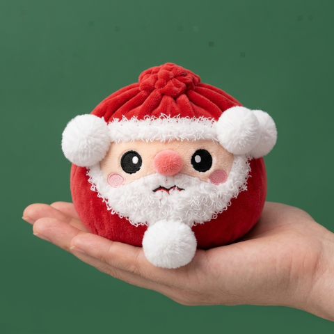 Squishy Dumpling Joulupukki kädessä — kokovertailu