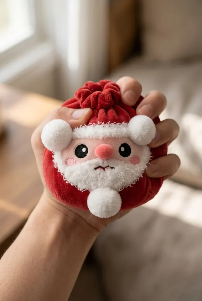 Squishy Dumpling Joulupukki puristuksessa