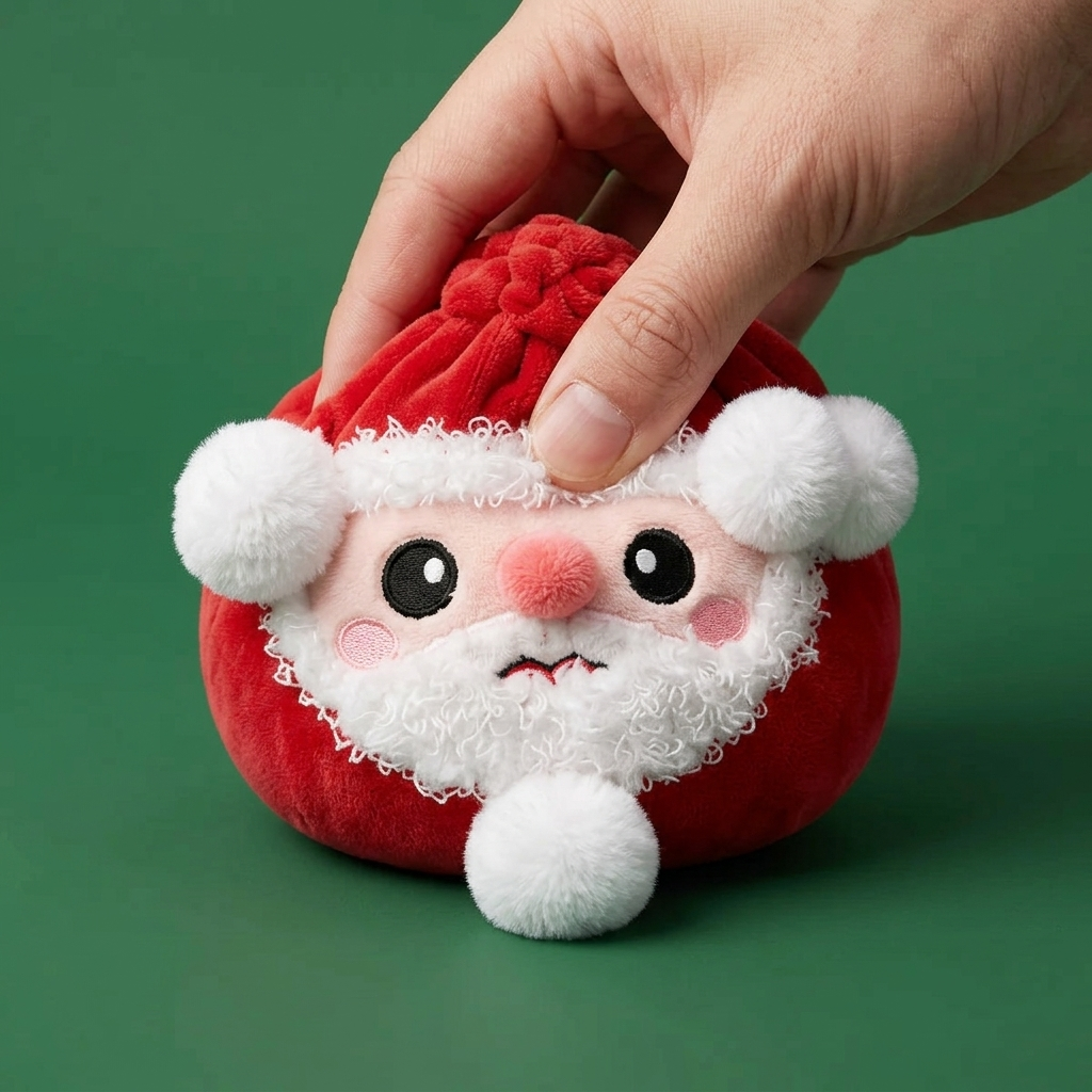Squishy Dumpling Joulupukki slow rise -efekti toiminnassa