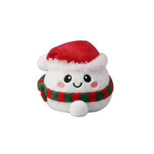 Dumpling Squishy Lumiukko Joulupipossa puristettuna kädessä