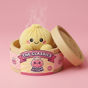 Dumpling Squishy Joulukalenteri — squishy anti-stress slow-rise